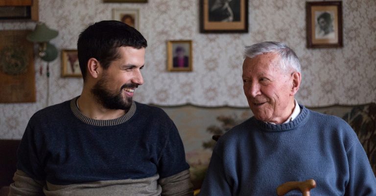 Senior with Helper cost of care
