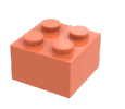 Orange lego