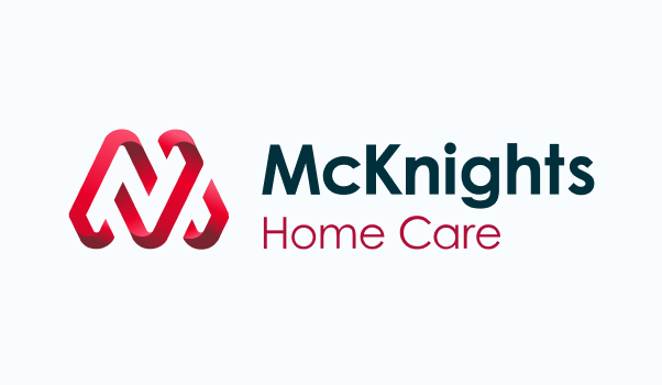 "McKnights Home Care" logo
